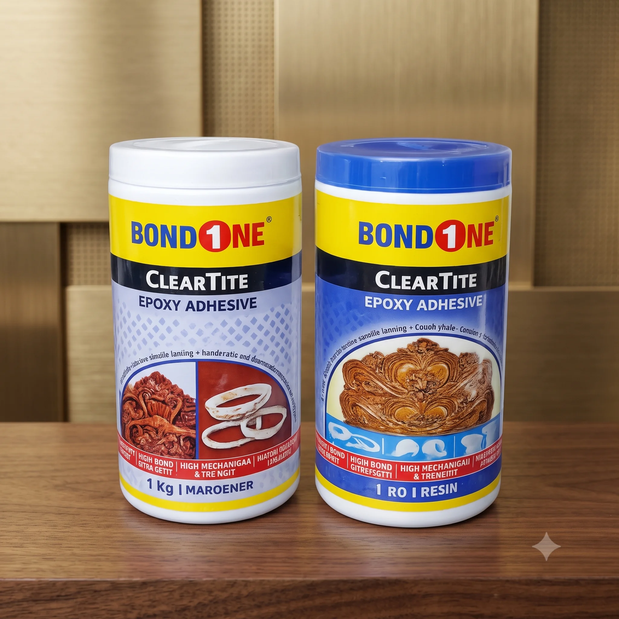 Bondone Cleartite 2 kg clear epoxy adhesive kit